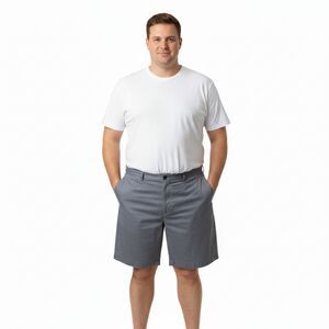 Oak Hill Gray Cotton Golf Shorts Size 58